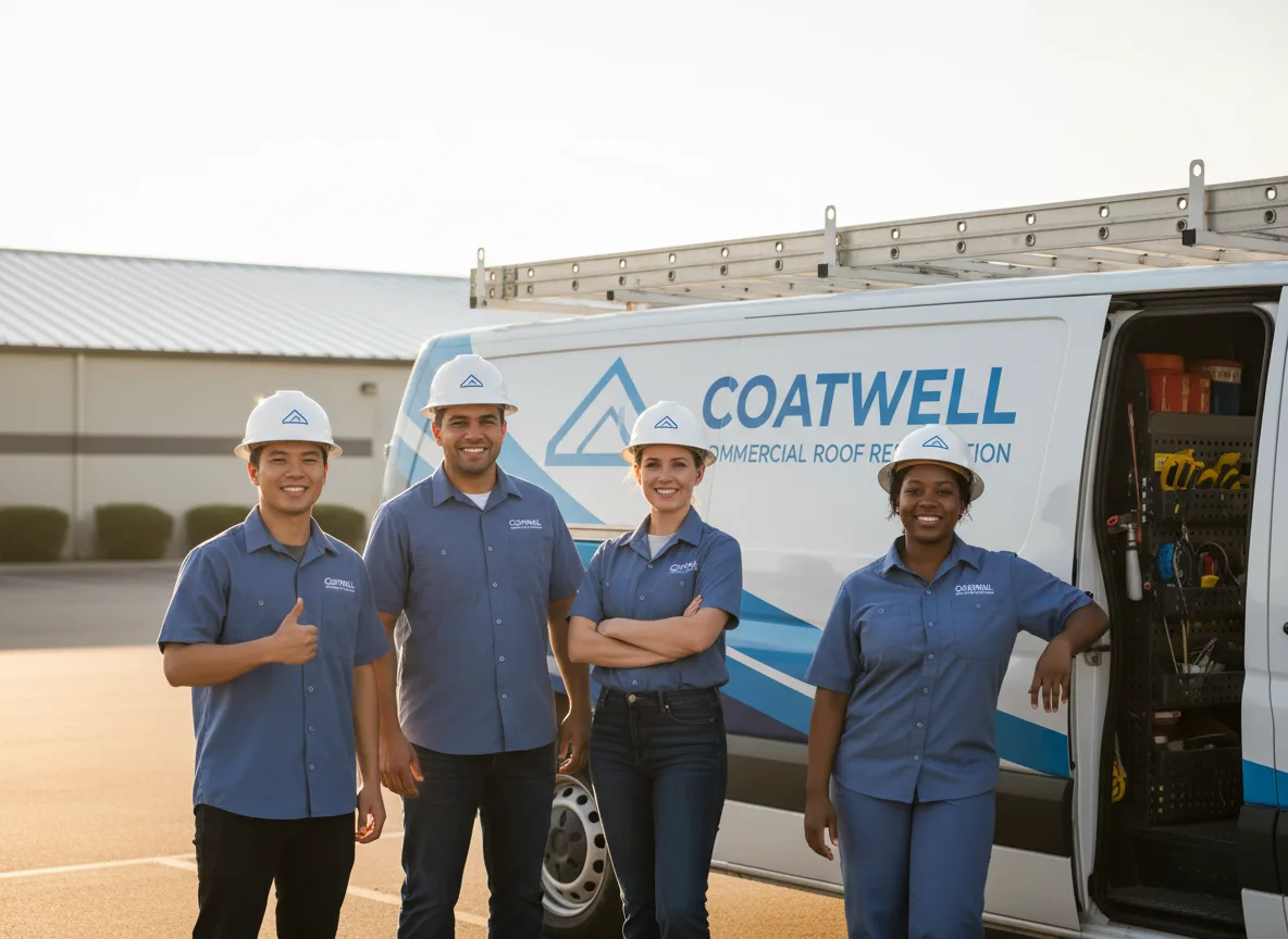 Commercial roof coating company in Vernon, IL